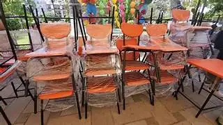 Entregan mobiliario a telesecundaria en Camargo