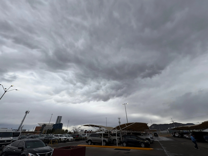 Alertan en Ciudad Juárez por ráfagas de 60 km/h y choque de frentes fríos