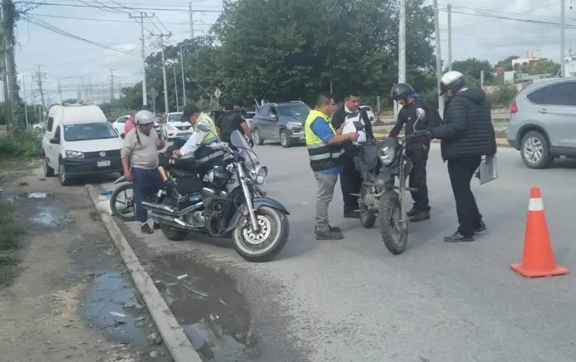 Multan motos sin placas en Juárez para regularizar