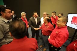 Asiste Cruz Pérez Cuéllar a la Asamblea General Ordinaria del Consejo Nacional del SITATYR