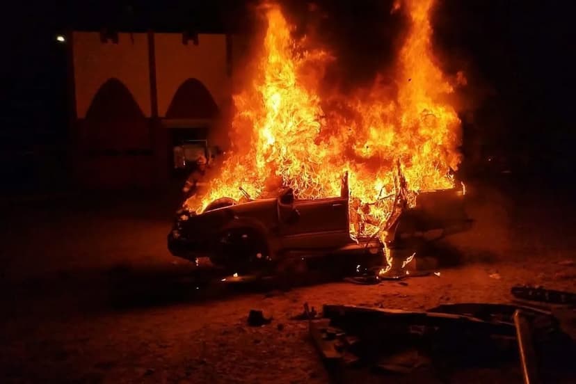 Bomberos entrenan con simulacro vehicular en Juárez