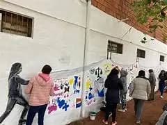 Mural cívico fomenta participación en Camargo