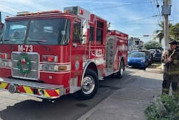 Bomberos de Camargo controlan incendios navideños