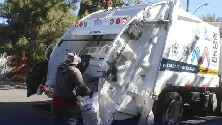 Chihuahua suspende recolección de basura por Año Nuevo