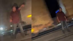 Hombre ebrio juega con la muerte ante un tren en Meoqui