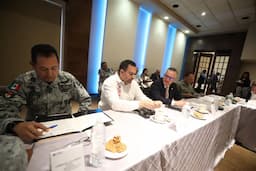 Participa el alcalde en reunión interinstitucional de Seguridad