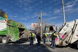 Montaña de basura eliminada en Juárez