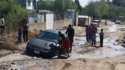 Reubicarán viviendas en peligro tras inundación en Juárez