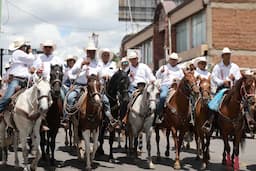 Con más de 7,000 jinetes, la Cabalga Villista fue un rotundo éxito, Cruz Pérez Cuéllar