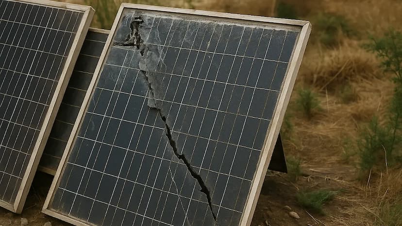 El reciclaje de paneles solares: un desafío que cuesta caro