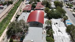 Apoya Pérez Cuéllar la educación juarense con construcción de domos