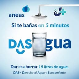 JMAS impulsa duchas rápidas para ahorrar agua