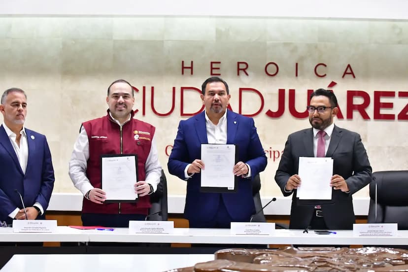 Firman convenio de colaboración CECATI y Municipio