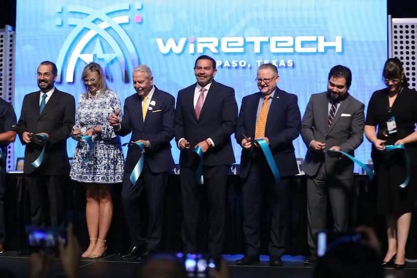 Participa el Alcalde Pérez Cuéllar en la inauguración de Expo Wiretech en El Paso, Texas
