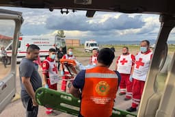 Realizan traslado aéreo de paciente cardíaca