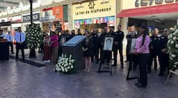 Homenajean a bomberos caídos en Chihuahua