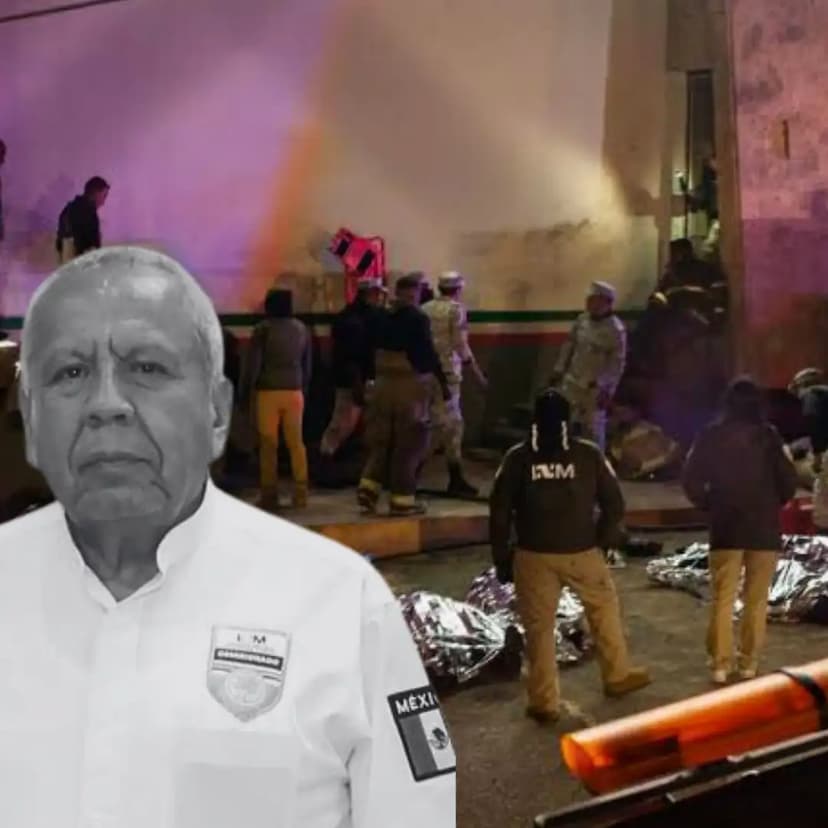 Excomisionado del INM pedirá disculpas por incendio