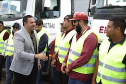 Arranca Presidente Cruz Pérez Cuéllar programa de brigadas especiales de bacheo para atención a las calles