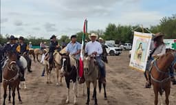 Inicia cabalgata en Morieleño con gran participación