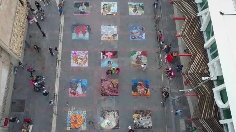 GisArte convierte el Centro Histórico de Juárez en un lienzo de tradición y color