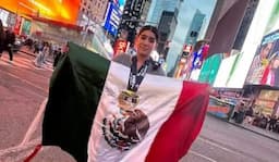 Chihuahuense Emily Castillo conquista tres medallas de oro en torneo internacional de artes marciales en Nueva York