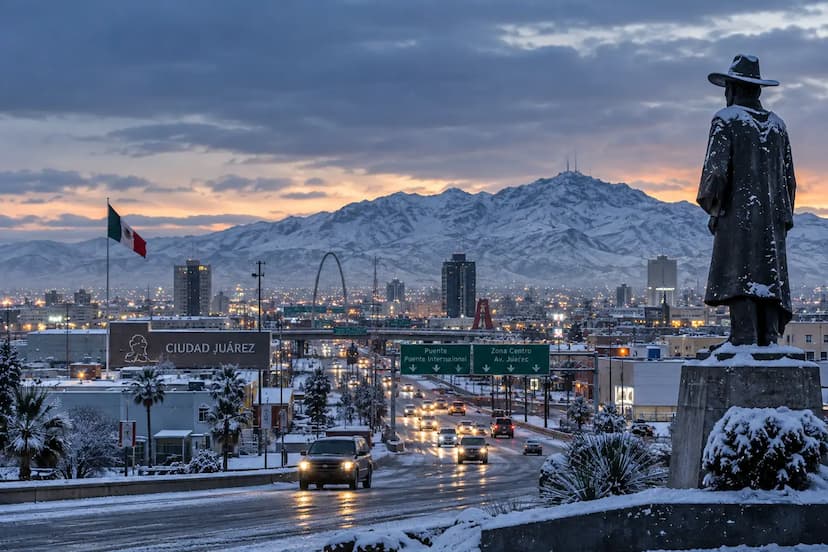 Prevén primera helada en Ciudad Juárez y no descartan posible nevada
