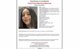 Buscan a Heidi Paola, adolescente de 16 años desaparecida cuando iba a la escuela en Juárez