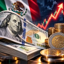 Dólar se dispara hasta los 19.18 pesos a la venta; continúa la depreciación del peso mexicano
