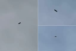 Mujer capta misteriosa figura entre las nubes en Ciudad Juárez