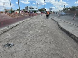 Progreso en obras viales del Canal-Periférico en Chihuahua