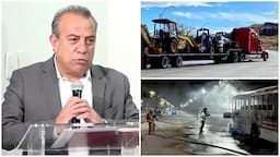 Atacan camión de maquiladora en Chihuahua