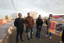 Supervisa Cruz Pérez Cuéllar avance del Proyecto Integral de Manejo Pluvial en Paseo del Sur