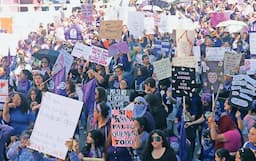 Juárez se pinta de morado: ¡Justicia y seguridad para todas!