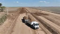 Mejoran caminos rurales en Nuevo Casas Grandes