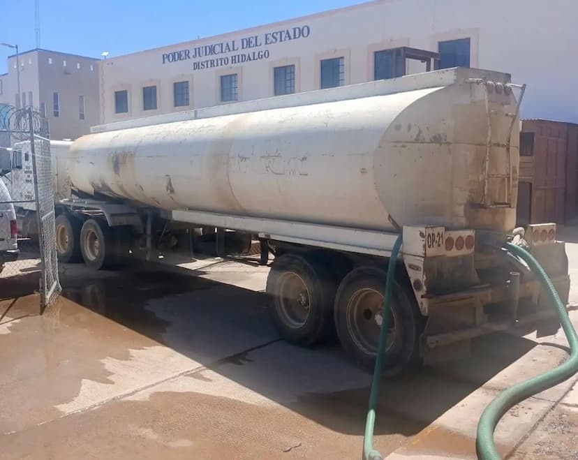 Refuerzan suministro de agua en Cereso de Parral