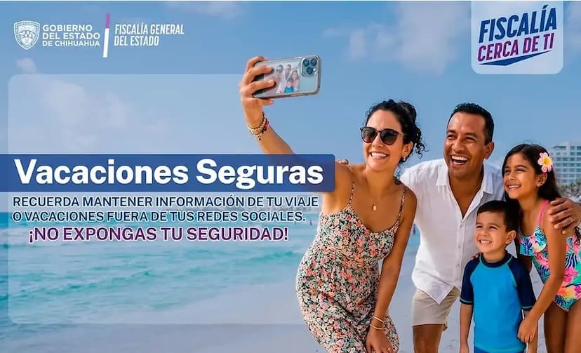 Recomiendan cautela al publicar vacaciones en redes