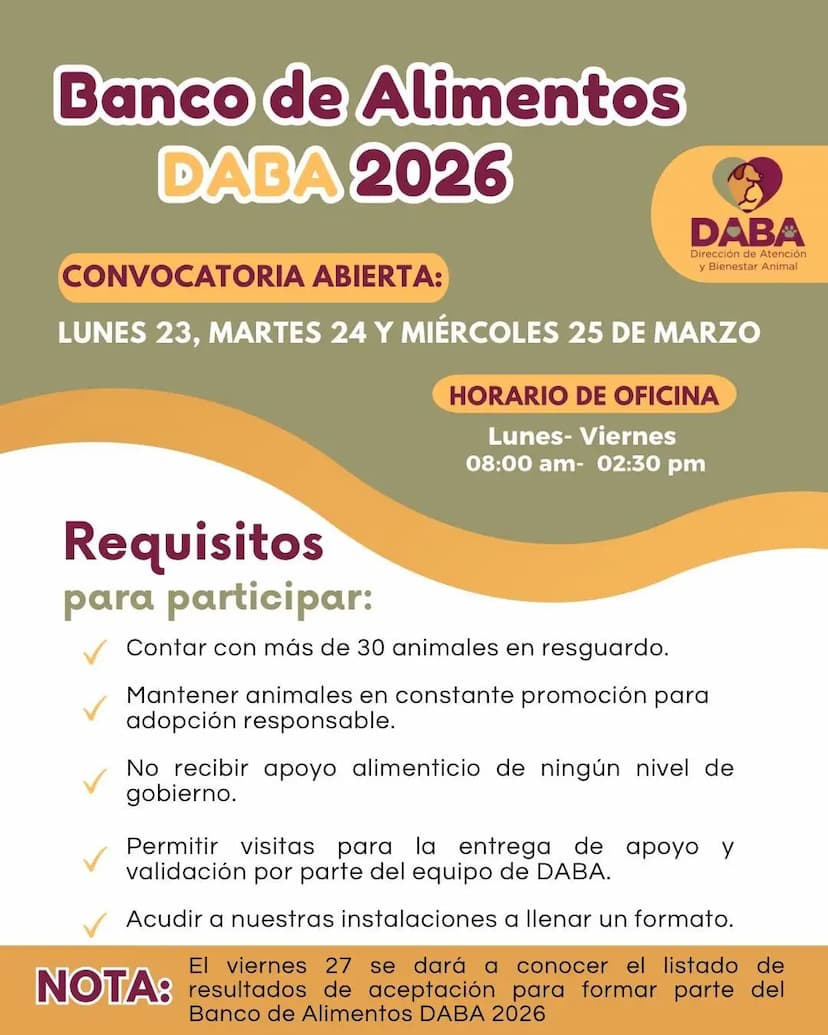 Convocan refugios juarenses al Banco de Alimentos 2026