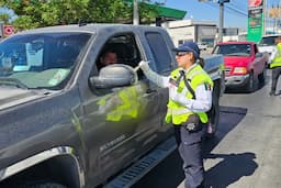 Reforzan campaña contra uso de celular al volante en Juárez