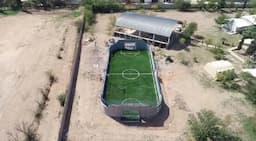 Construyen canchas de futbol rápido en Chihuahua