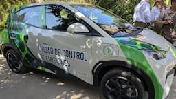 Implementan auto eléctrico para medir contaminación en Juárez