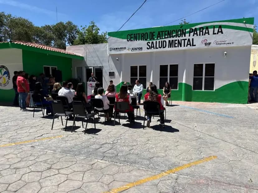 Inauguran centro de salud mental en Camargo
