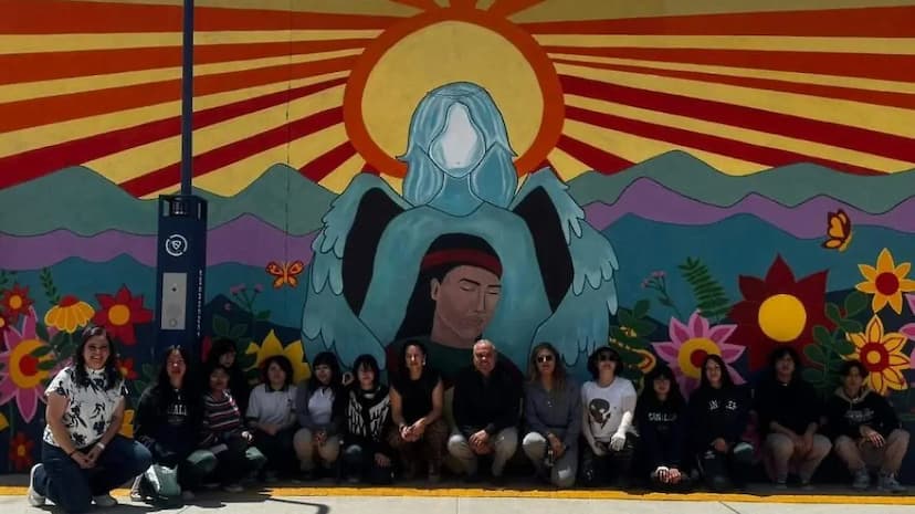 Crean mural por mujeres en Cuauhtémoc dentro de 'Sendero Seguro'