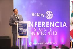 Colaboran Rotary y gobierno en salud y reforestación
