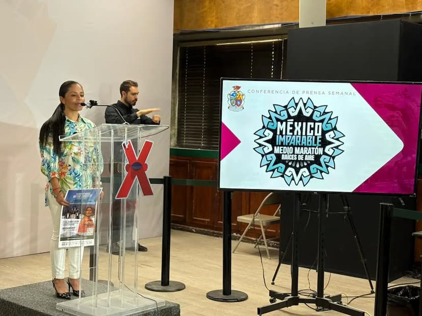 Invitan a participar en maratón “México Imparable Raíces de Aire”