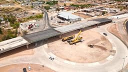 Avanza puente en Chihuahua con 65% de progreso