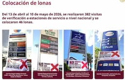 Colocan lonas en gasolineras por precios altos en Chihuahua