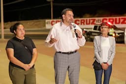 Ilumina Gobierno municipal Camino Real; invierte 38 mdp en una primera etapa