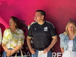 Entrega Cruz Pérez Cuéllar nuevo domo en primaria Soledad Herrera Villa