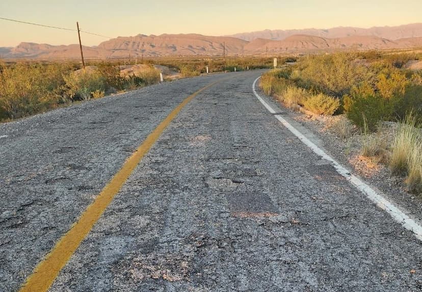 Rehabilitan carretera Coyame-Ojinaga para mejorar conexión