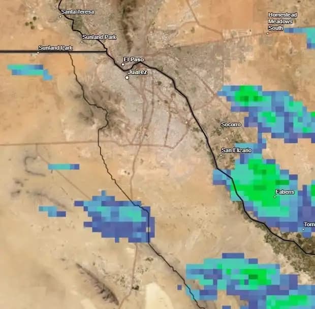 Protección Civil mantiene vigilancia por tormentas eléctricas en Ciudad Juárez